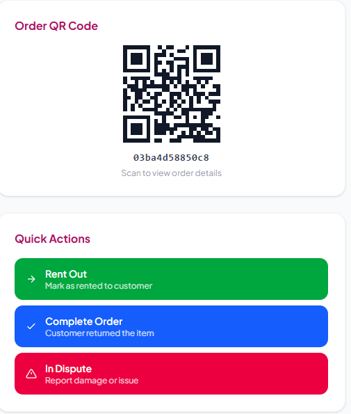 Receive Returned Item & Complete Rental